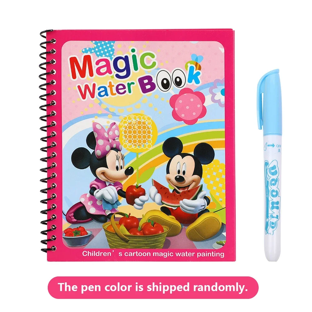Reusable Water Magic Coloring Book - Disney Frozen Kinder-Puzzle, Mickey & Minnie
