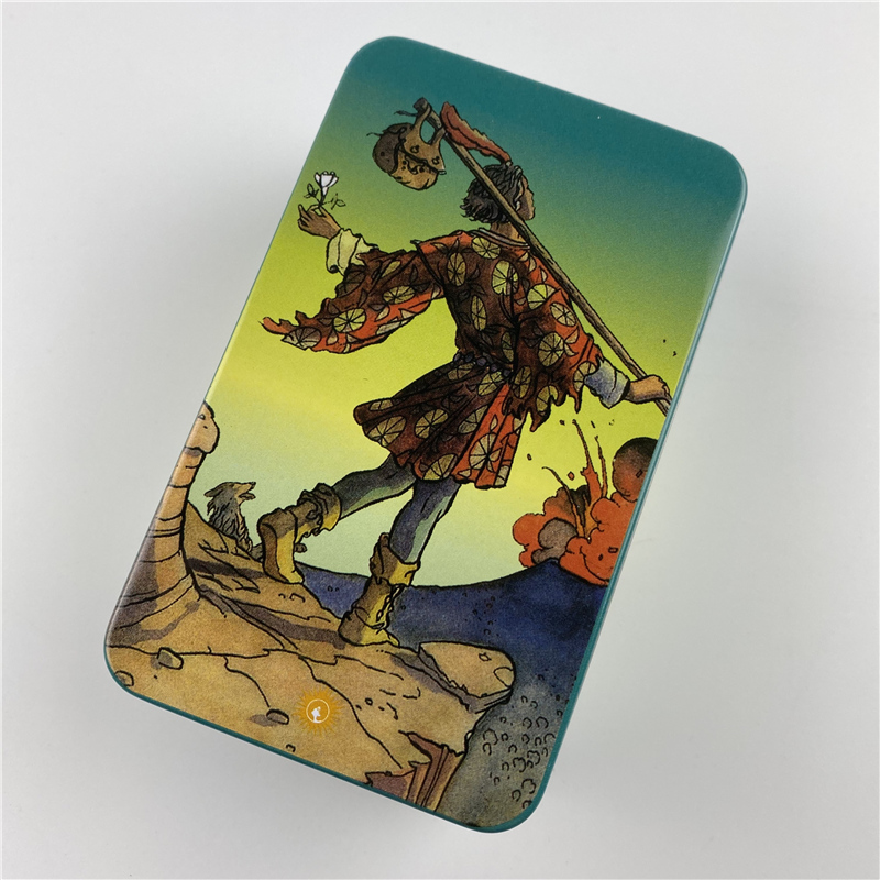 Metal Box Gilded Edition Back  – Tarot Deck With Guidebook Bewertung und Preis