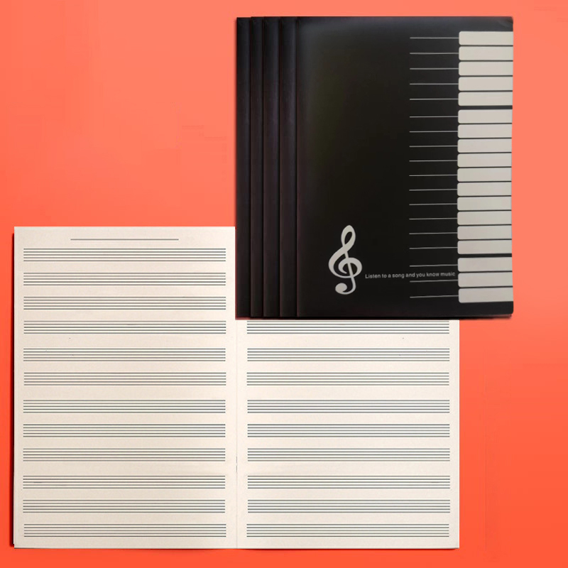 18 Blatt Musik-Übungsheft, uni – Blank Sheet Music Notebook Bewertung und Preis