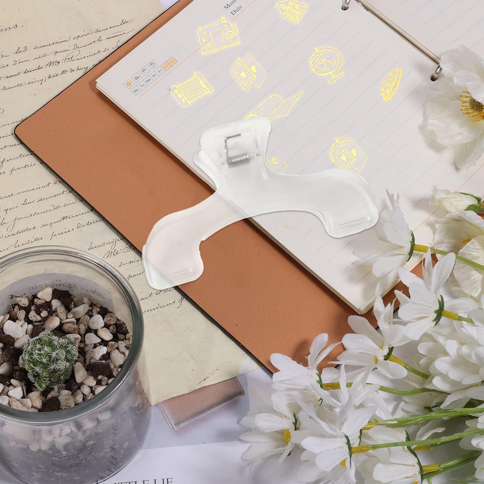 1 Stück transparente Buchklamm – Stationery Books Bewertung und Preis