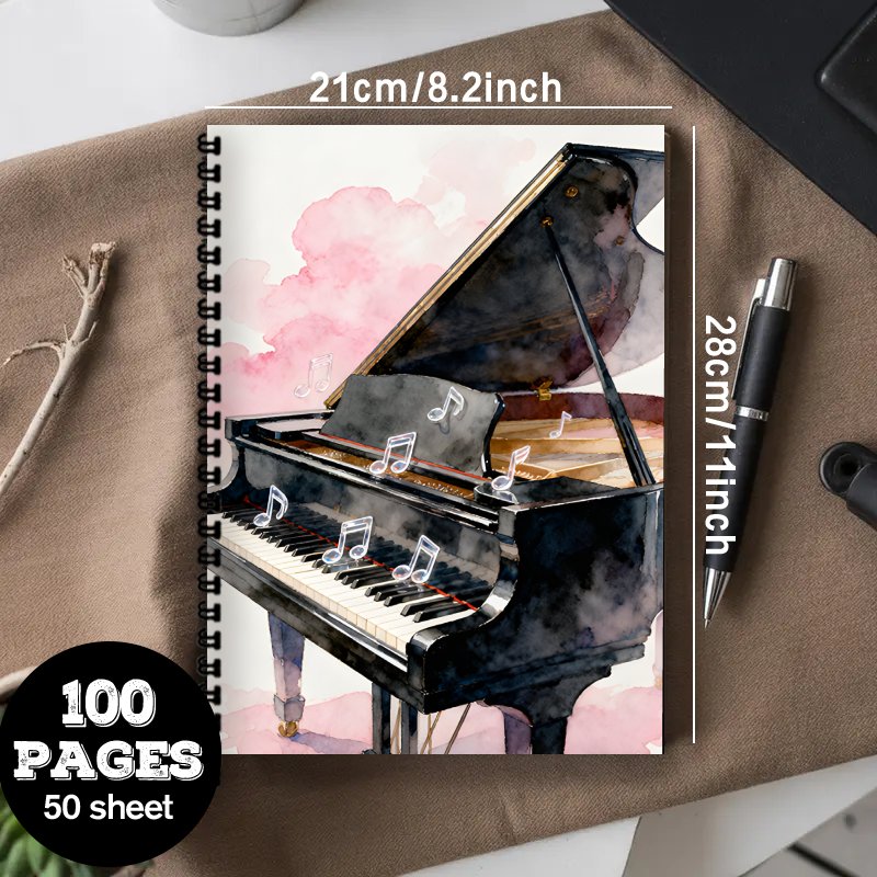 A4-Format, Musiknotizbuch, Meh – Blank Sheet Music Notebook Bewertung und Preis